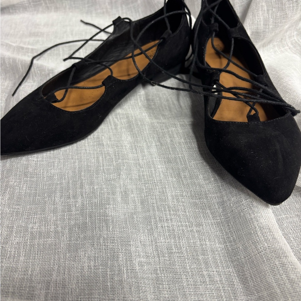 Mossimo womens' black kady pointy toe flats Size 6 - Picture 4 of 6